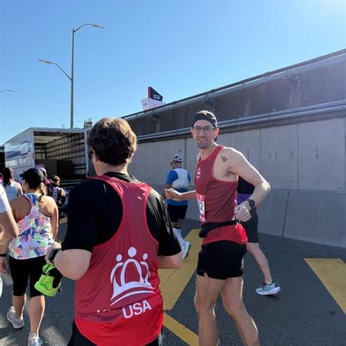 King's Trust Runners making their way