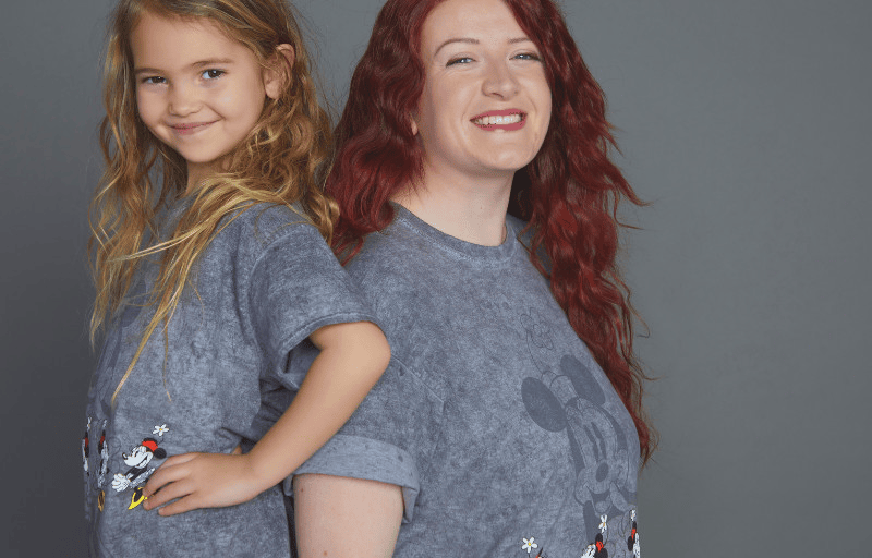 Mother and Daughter standing proud