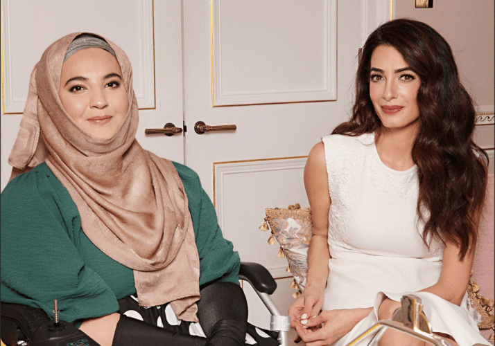 Amal Clooney with King's Trust Award Recipient